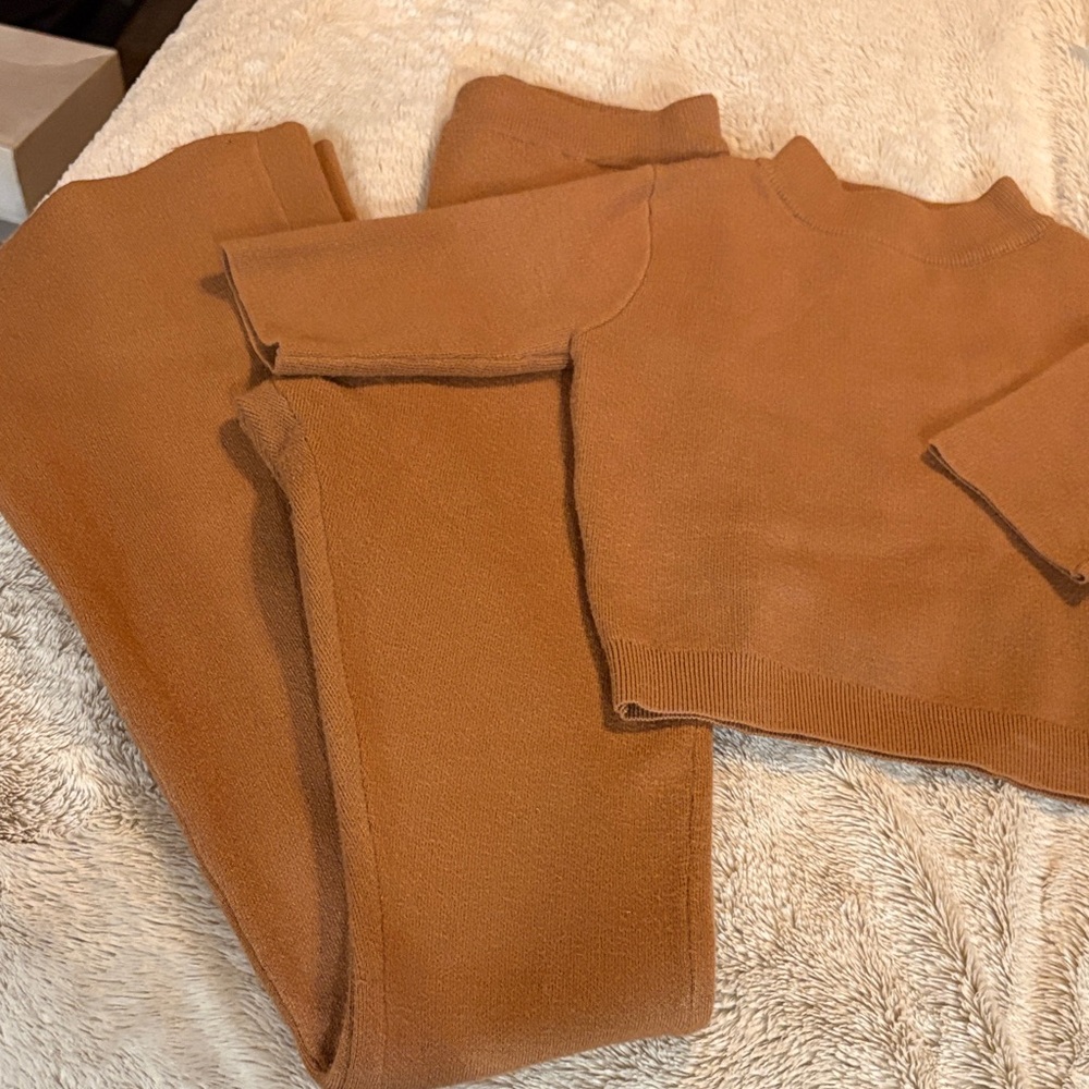 Princess Polly Tan Knit Set
